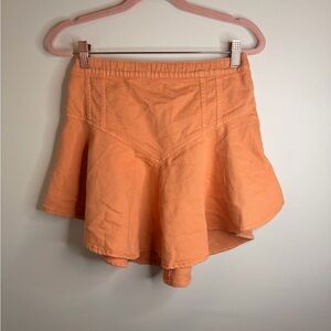 Aerie Asymmetrical Skirt in Orange